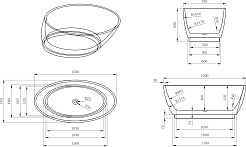 Frank Акриловая ванна 150х80 F6015 white – фотография-8